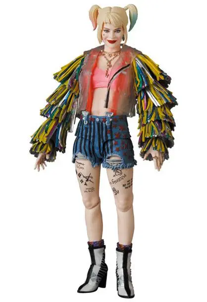 Birds Of Prey MAF EX Harley Quinn Caution Tape Jacket Ver. akciófigura 16 cm termékfotó