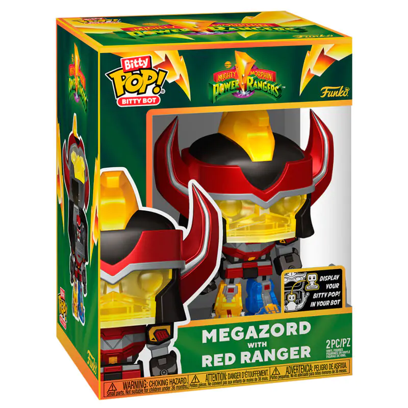 Bitty Bots figura Mighty Morphin Power Rangers Megazord with Red Ranger termékfotó