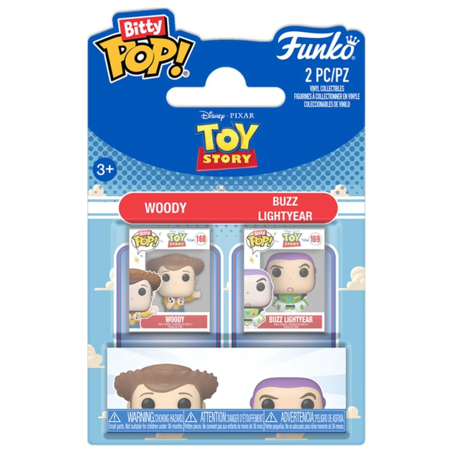 Bitty Funko POP 2db-os figura csomag Disney Pixar Toy Story Woody & Buzz termékfotó