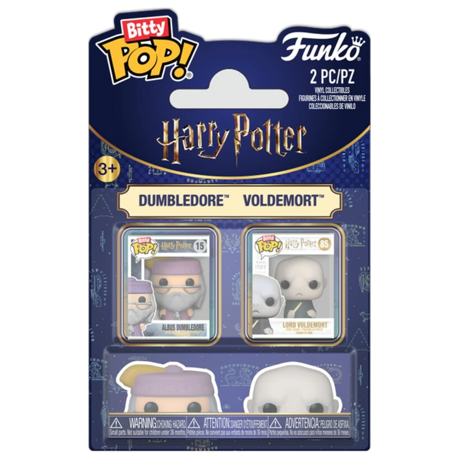 Bitty Funko POP 2db-os figura csomag Harry Potter Dumbledore & Voldemort termékfotó