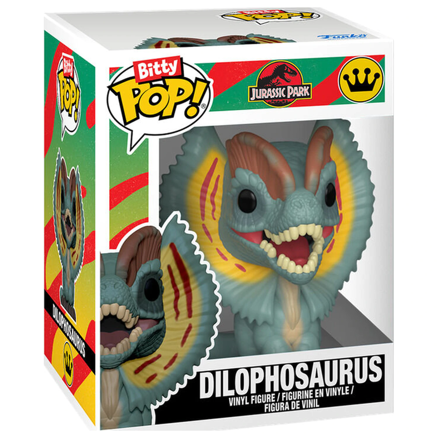 Bitty Funko POP 2db-os figura csomag Jurassic Park Tyrannosaurus Fossil & Dilophosaurus termékfotó