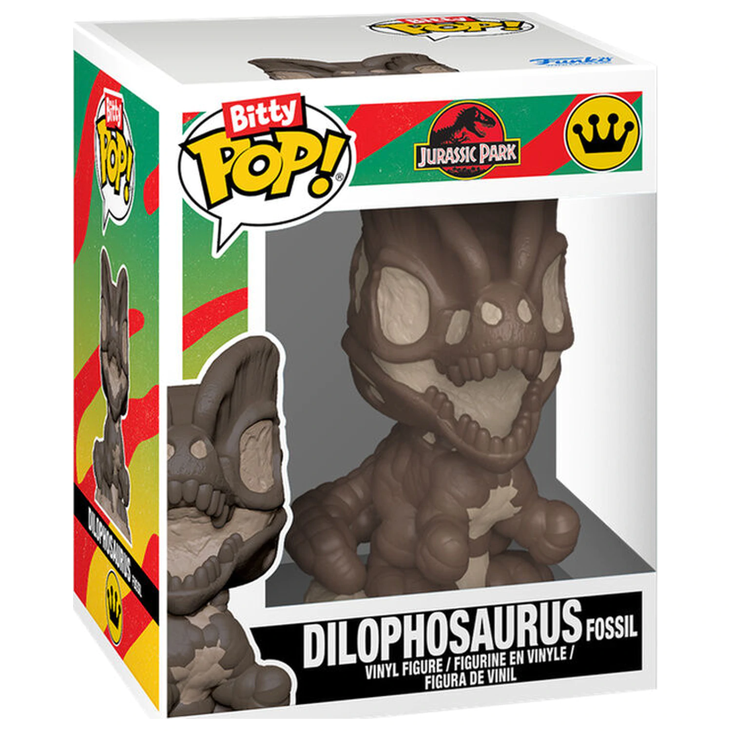 Bitty Funko POP 2db-os figura csomag Jurassic Park Tyrannosaurus Fossil & Dilophosaurus termékfotó