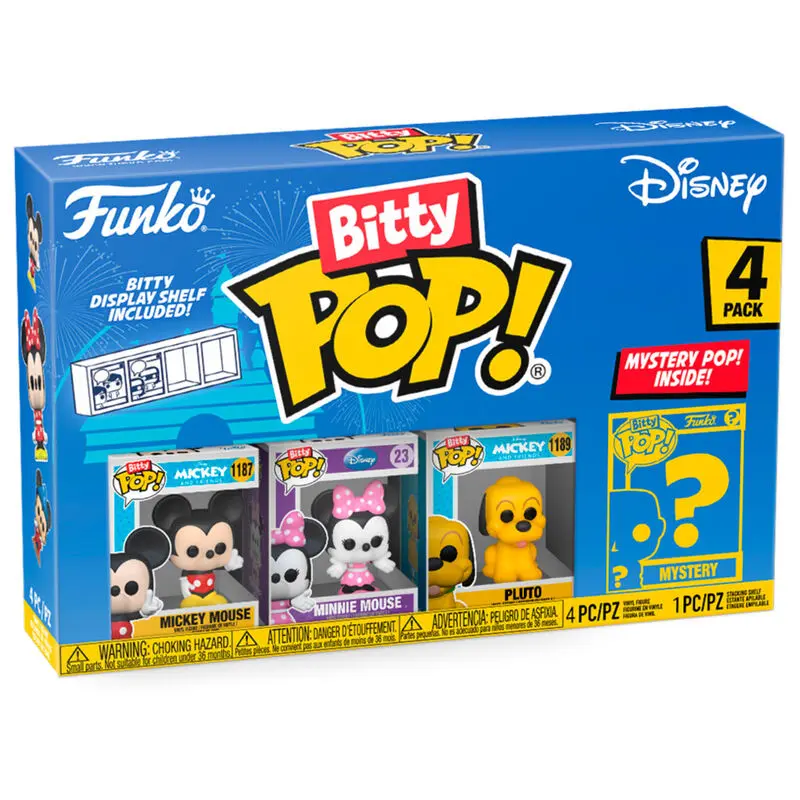 Disney Bitty POP! Vinyl Figure 4-Pack Mickey 2,5 cm termékfotó