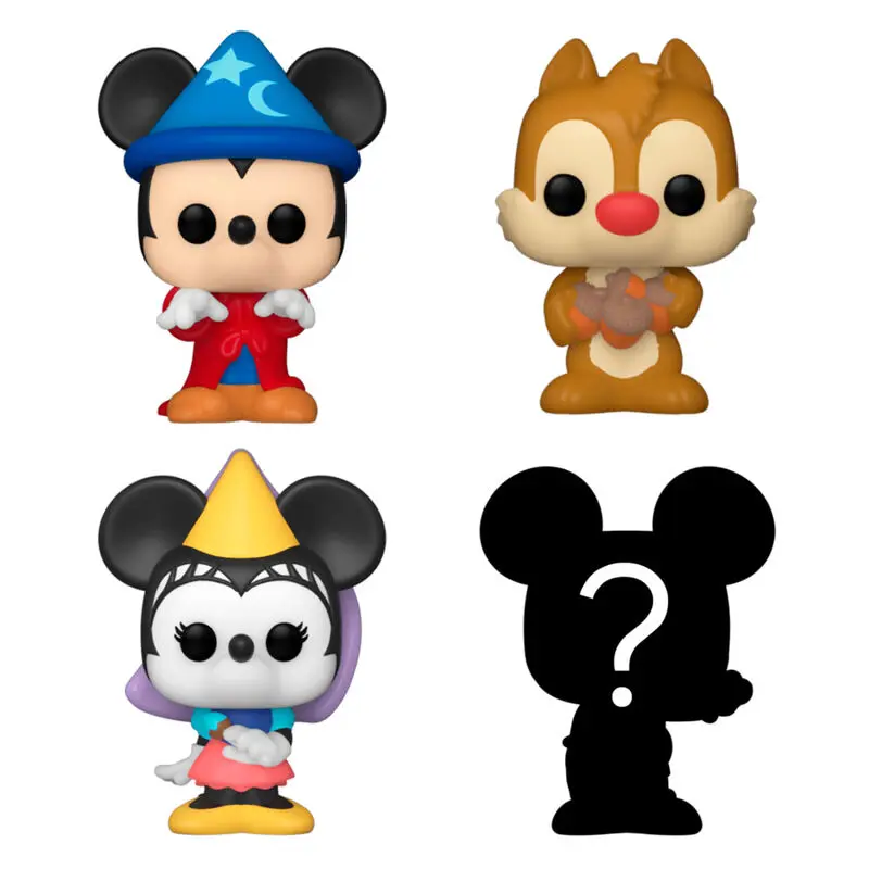 Disney Bitty POP! Vinyl Figure 4-Pack Sorcerer Mickey 2,5 cm termékfotó