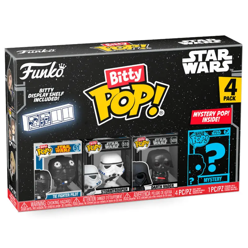 Funko Bitty POP 4 db-os figura csomag Sar Wars Darth Vader termékfotó