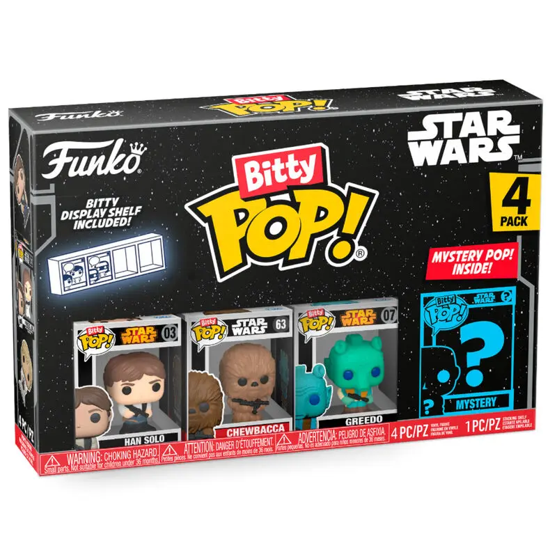 Funko Bitty POP 4 db-os figura csomag Sar Wars Han Solo termékfotó