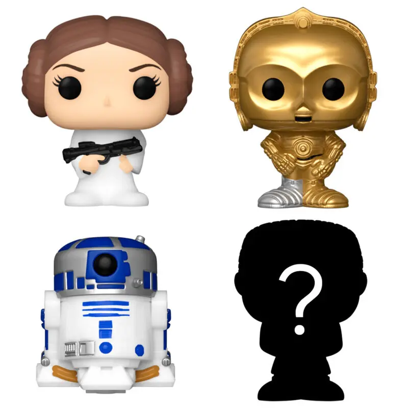 Funko Bitty POP 4 db-os figura csomag Sar Wars Leia termékfotó