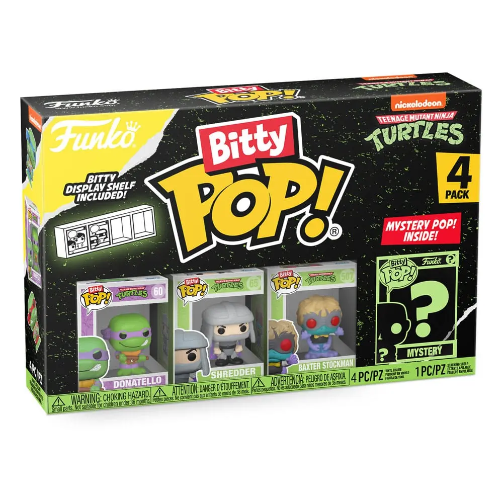 Funko Bitty POP 4 db-os figura csomag Teenage Mutant Ninja Turtles Donatello 2,5 cm termékfotó