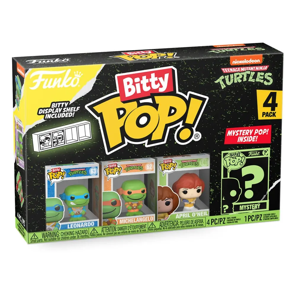 Funko Bitty POP 4 db-os figura csomag Teenage Mutant Ninja Turtles Leonardo 2,5 cm termékfotó