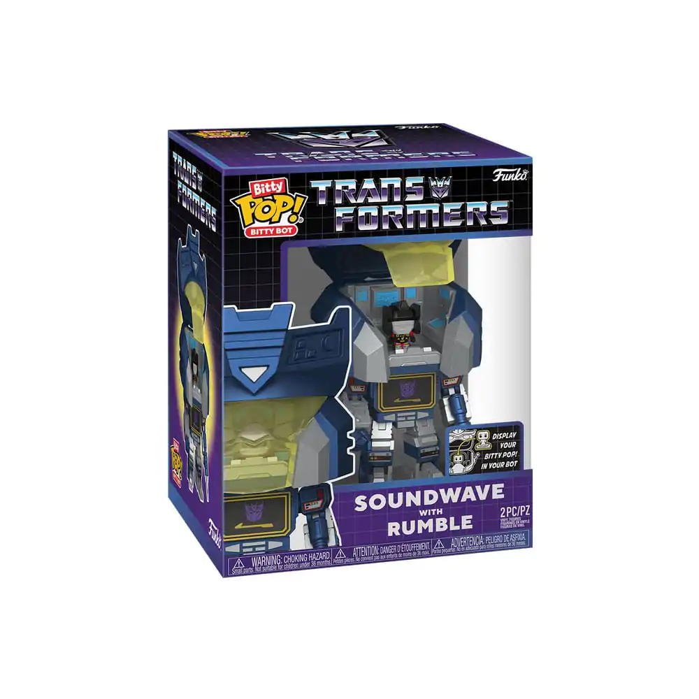 Bitty Funko POP! Bots figura csomag TR- Soundwave 2,5 cm termékfotó