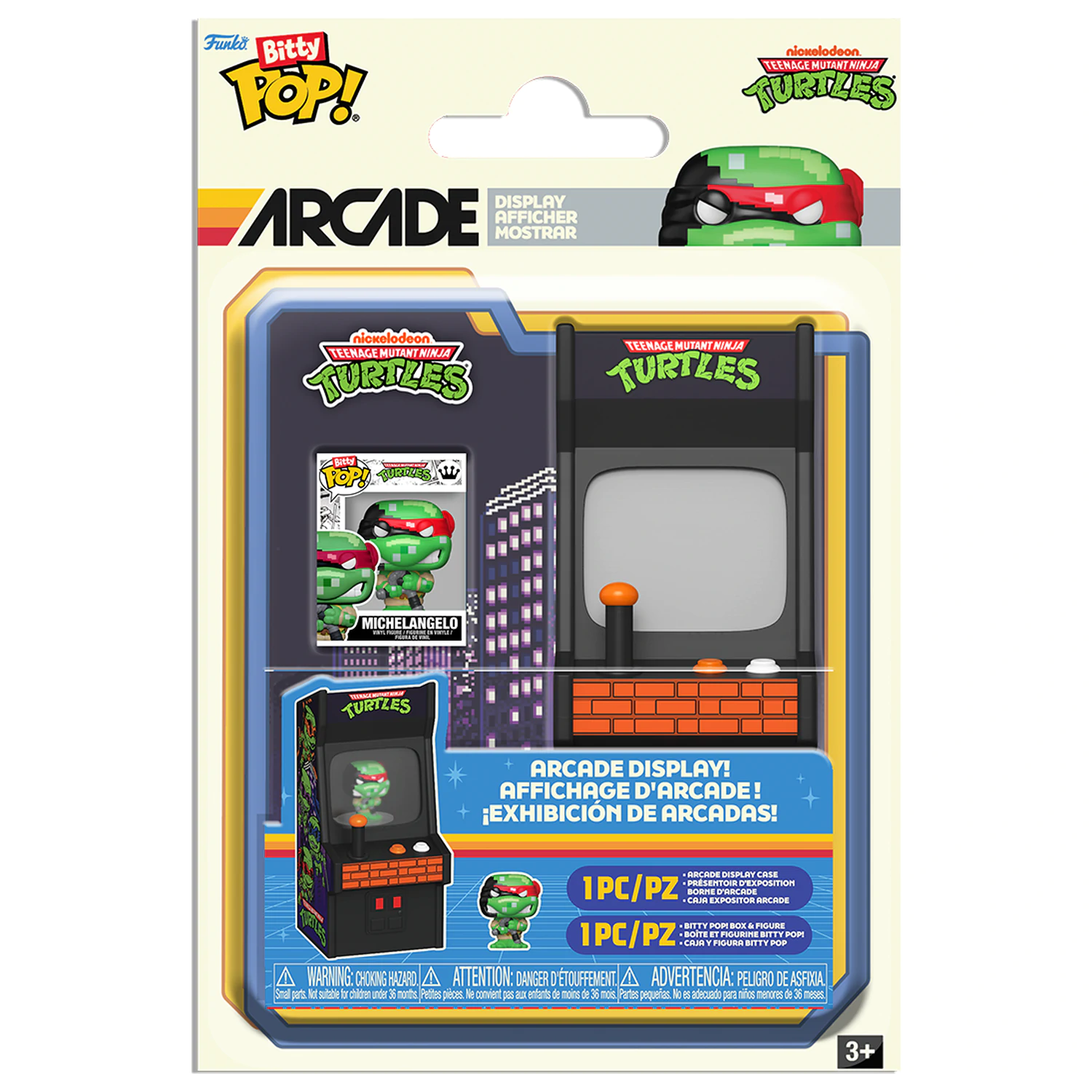 Bitty Funko POP figura Arcade Teenage Mutant Ninja Turtles termékfotó