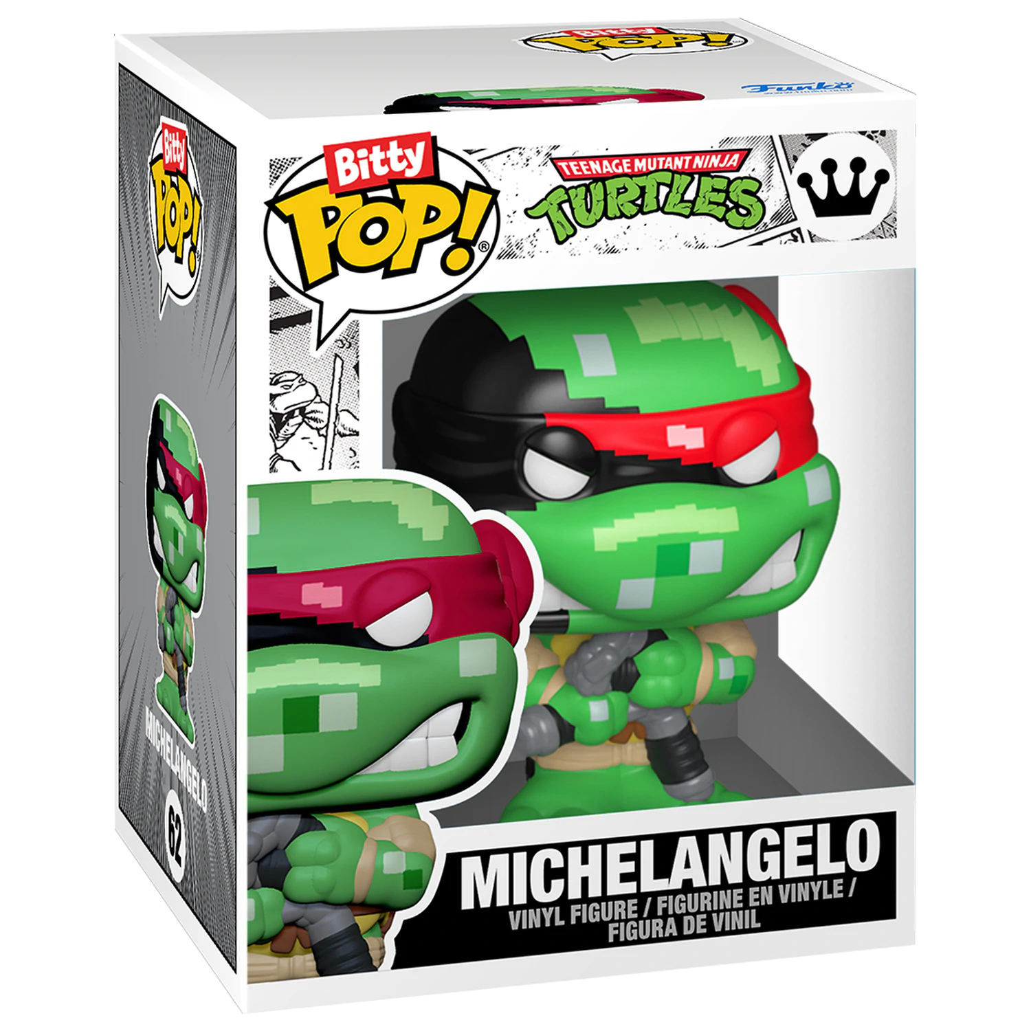 Bitty Funko POP figura Arcade Teenage Mutant Ninja Turtles termékfotó