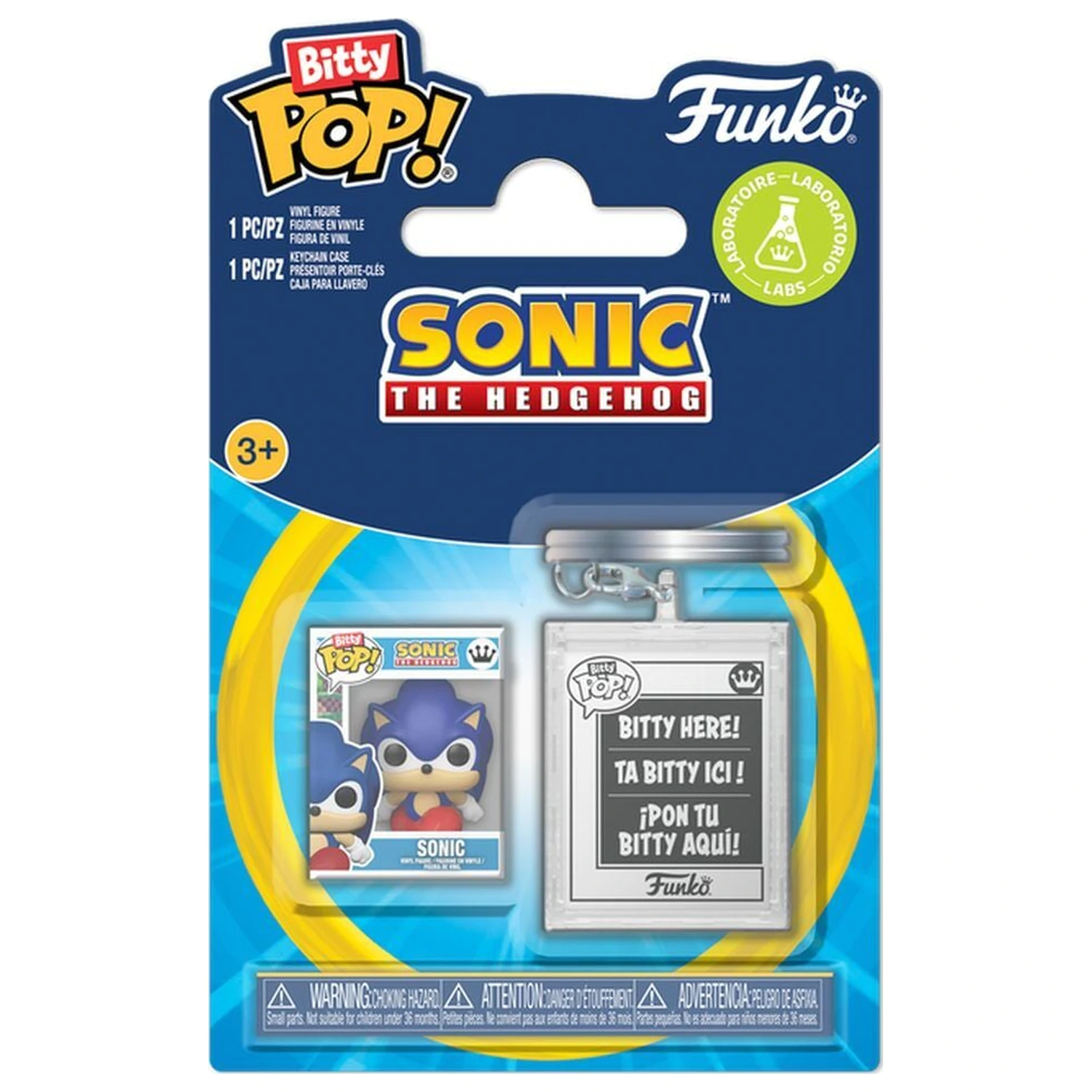 Bitty Funko POP figura és kulcstartó Sonic The Hedgehog Sonic termékfotó