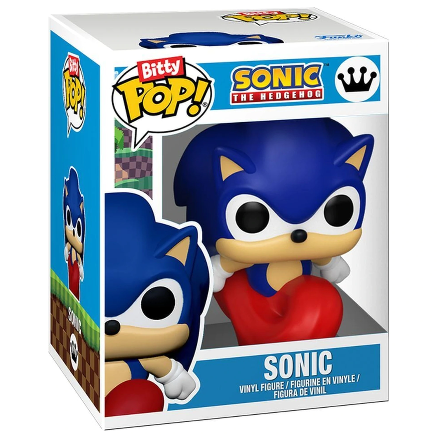 Bitty Funko POP figura és kulcstartó Sonic The Hedgehog Sonic termékfotó