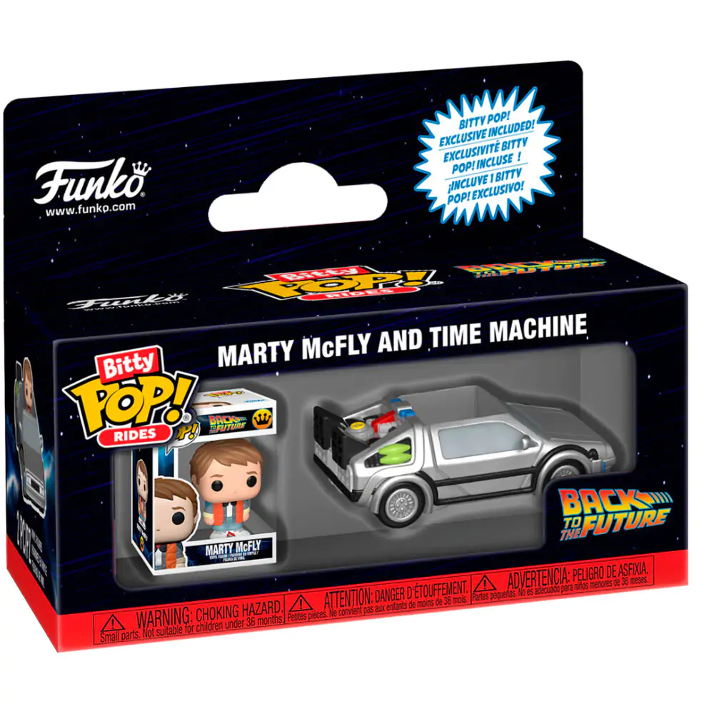 Bitty Funko POP figura Ride Back to the Future Time Machine termékfotó