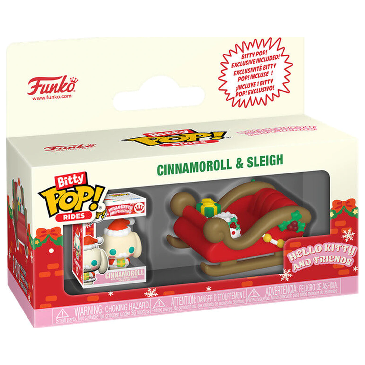 Bitty Funko POP figura Ride Cinnamoroll and Sleigh termékfotó