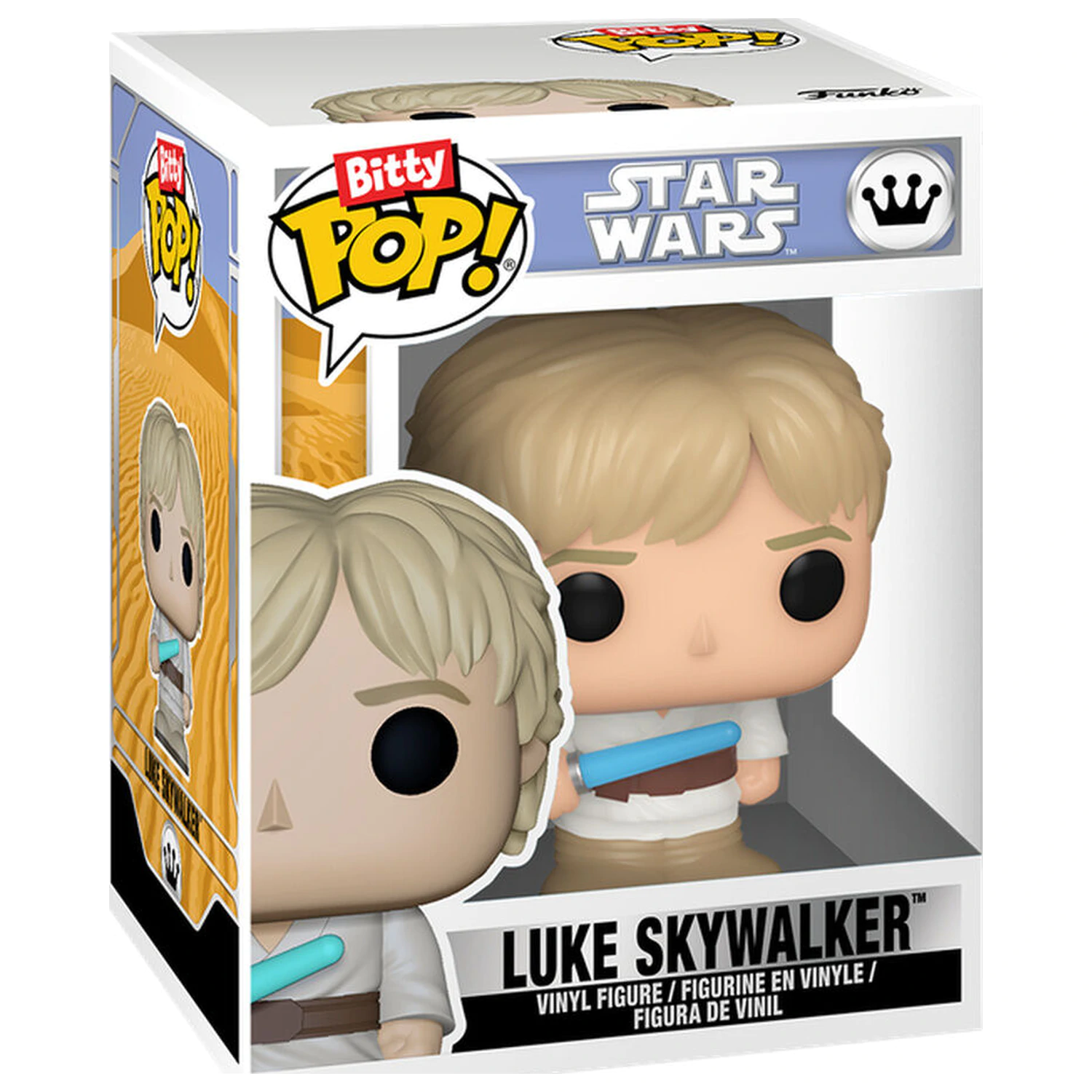Bitty Funko POP figura Star Wars 8 Bit Luke Skywalker & Arcade Case termékfotó