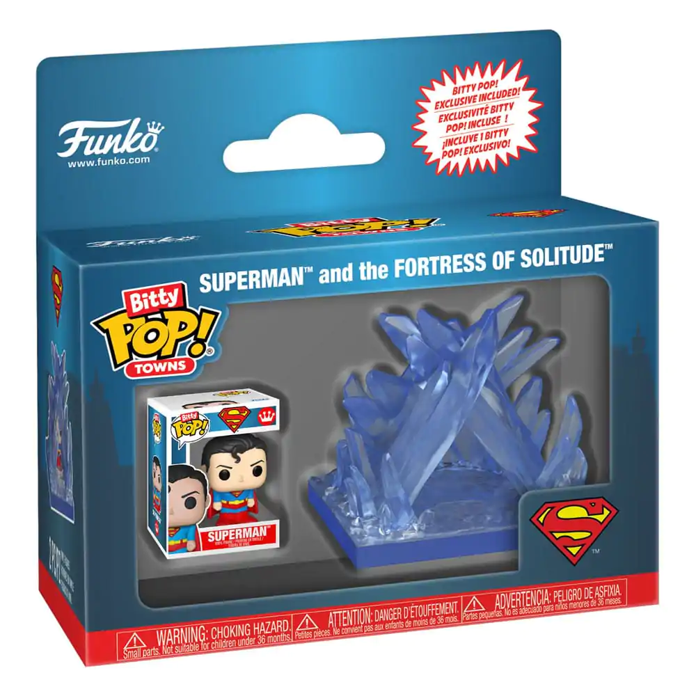 Bitty Funko POP figura Town DC Comics Superman Fortress of Solitude termékfotó