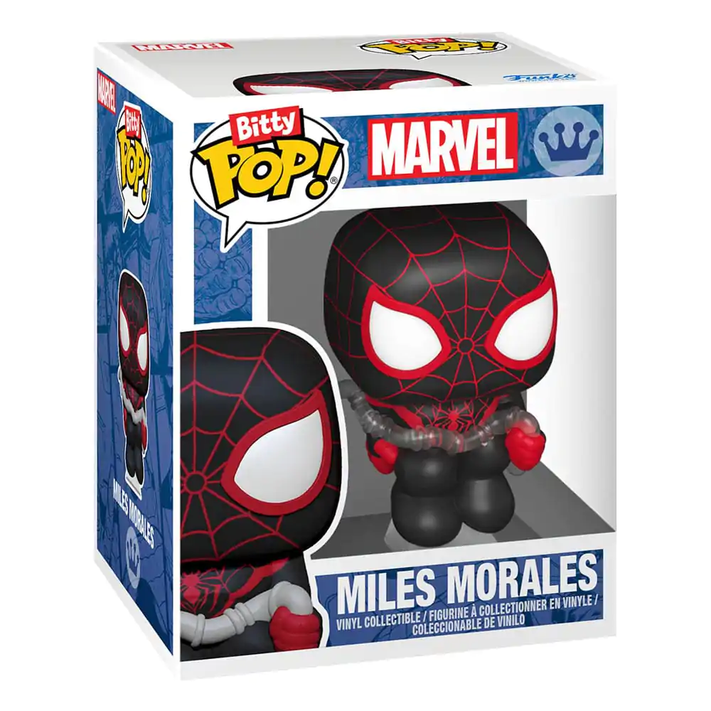 Bitty Funko POP Marvel Spider-Man  Vinyl figura 4 db-os csomag Miles Morales termékfotó