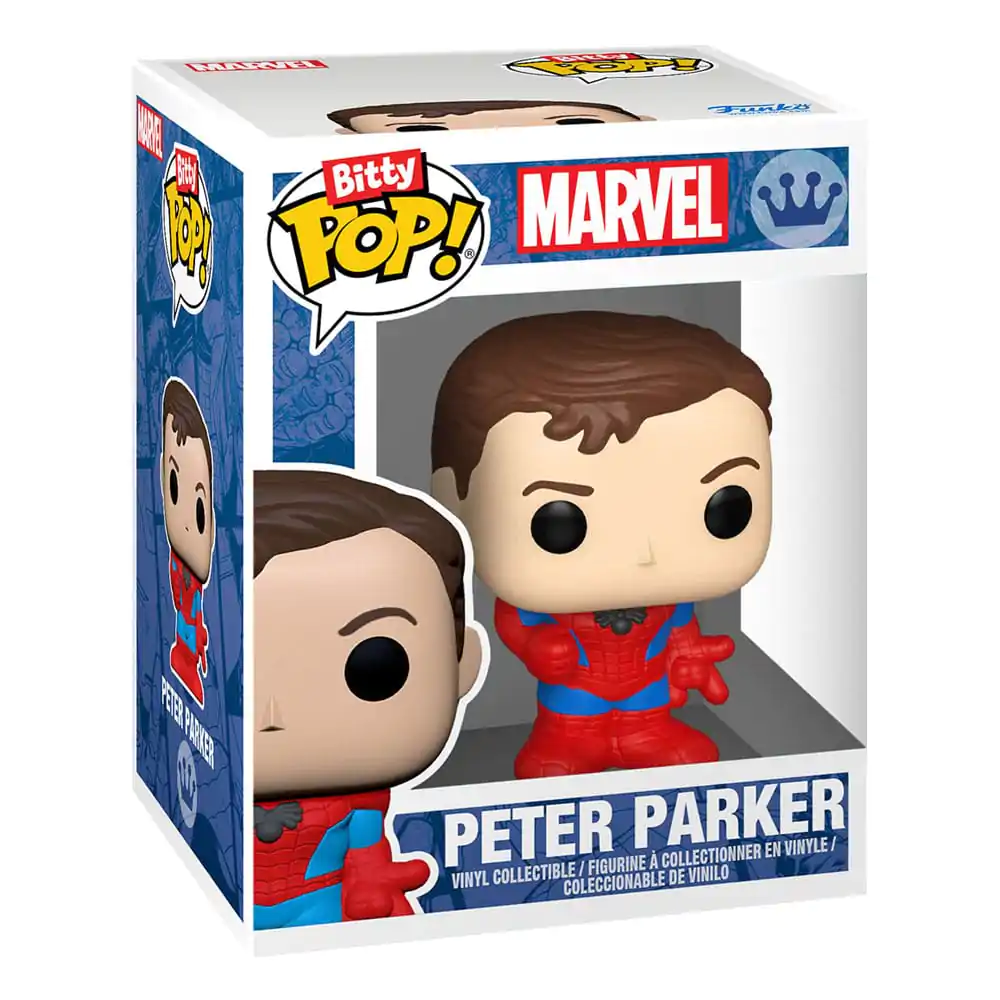 Bitty Funko POP Marvel Spider-Man  Vinyl figura 4 db-os csomag Parker Split termékfotó