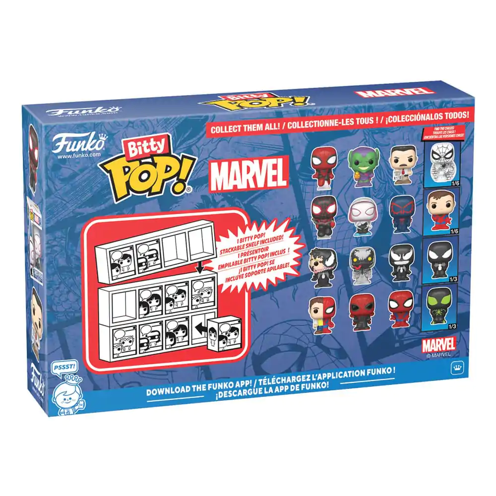 Bitty Funko POP Marvel Spider-Man  Vinyl figura 4 db-os csomag Venom termékfotó