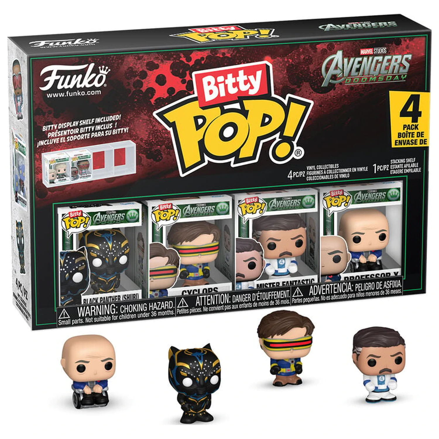 Bitty Funko POP Marvel Studios Avengers 4 db-os figura csomag Doomsday termékfotó