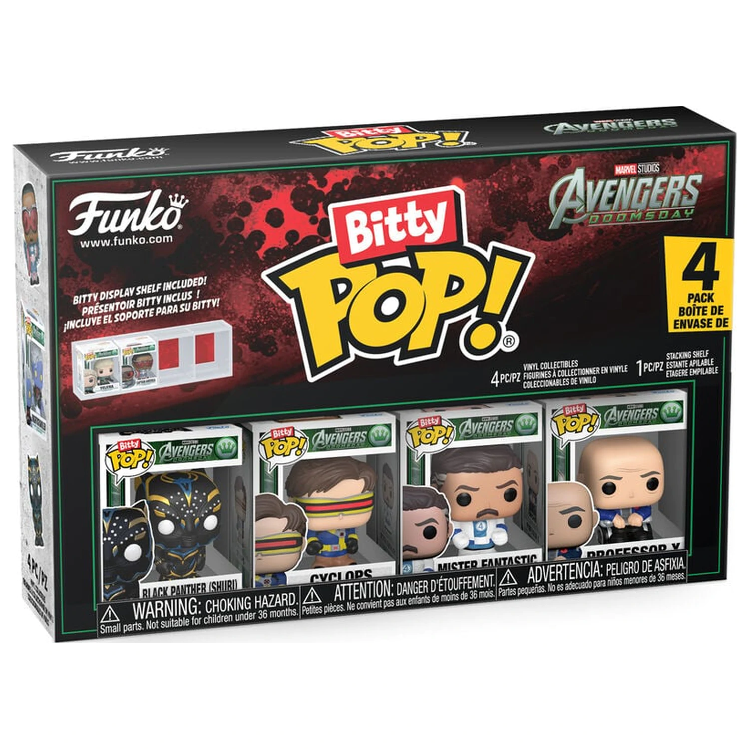 Bitty Funko POP Marvel Studios Avengers 4 db-os figura csomag Doomsday termékfotó