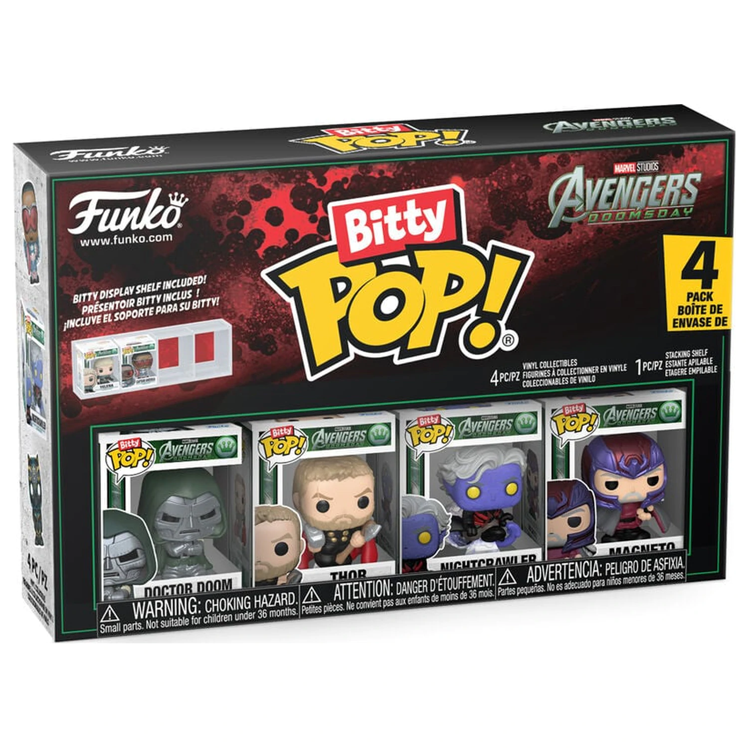 Bitty Funko POP Marvel Studios Avengers 4 db-os figura csomag Doomsday termékfotó