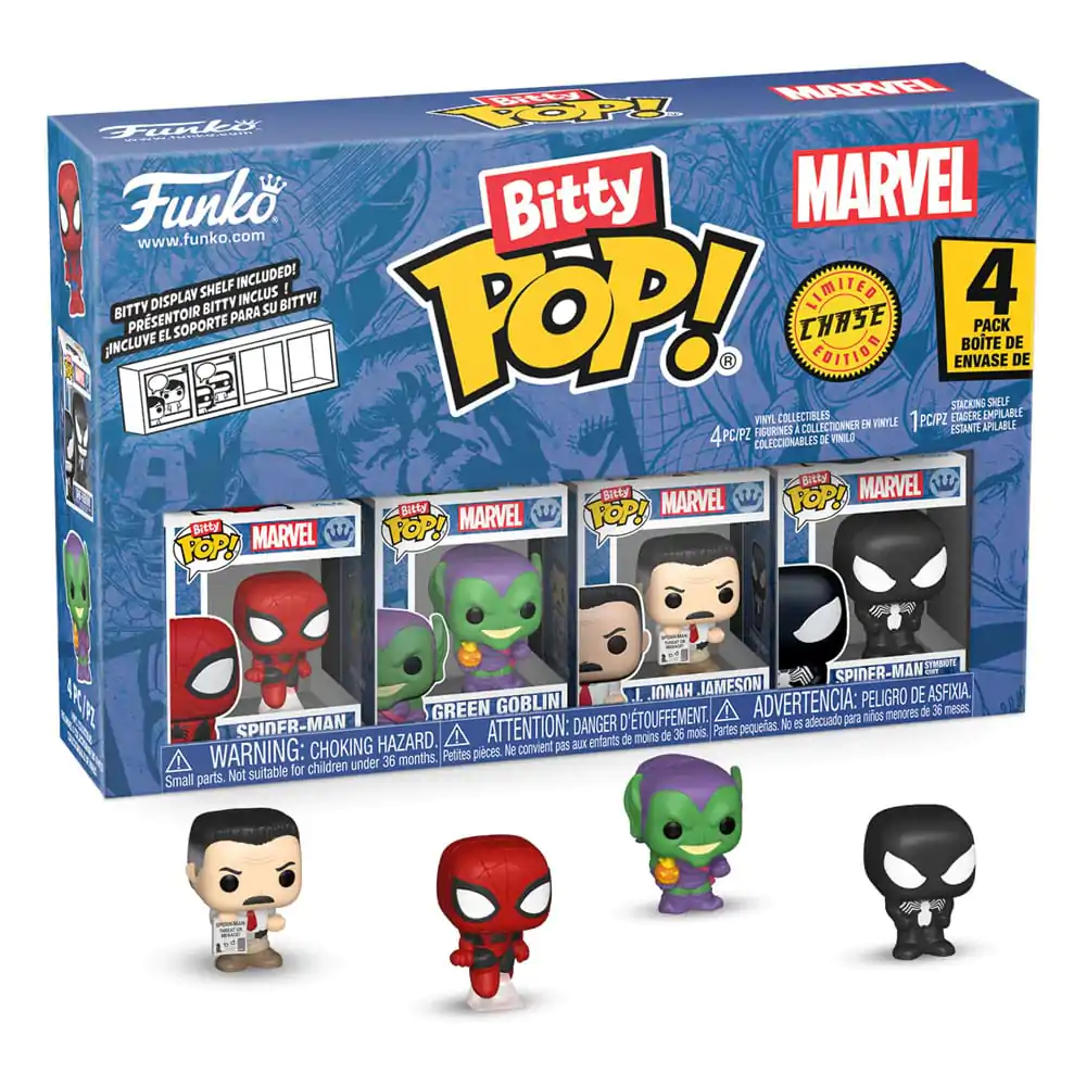 Bitty Funko POP Marvel  Vinyl figura 4 db-os csomag Spider-Man termékfotó