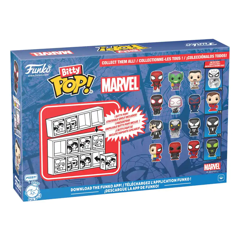 Bitty Funko POP Marvel  Vinyl figura 4 db-os csomag Spider-Man termékfotó