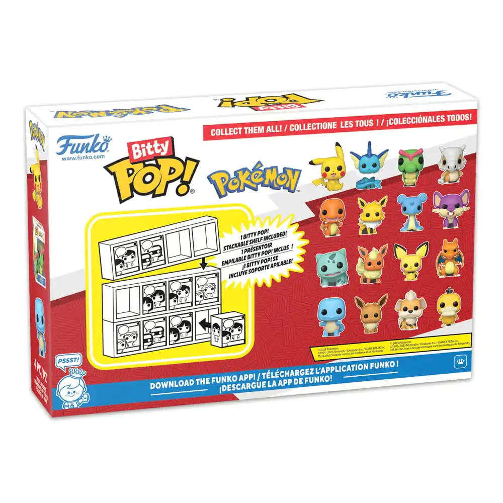 Funko Bitty POP Pokemon 4 db-os vinyl figura csomag Pikachu termékfotó