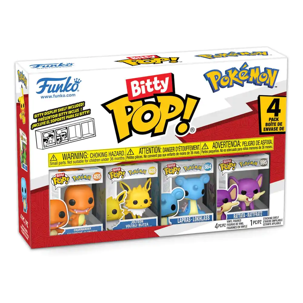 Bitty Funko POP Pokemon Vinyl figura 4 db-os csomag Charmander termékfotó