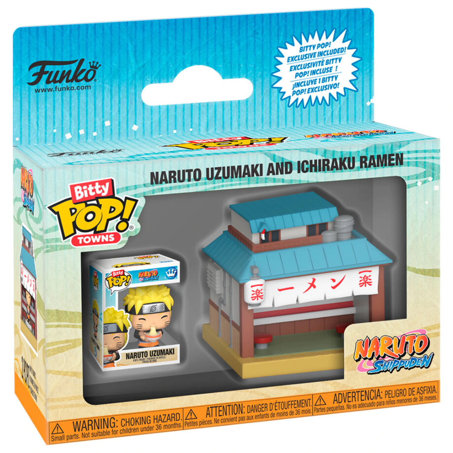 Bitty Funko POP Town figura Naruto Shippuden Naruto Uzumaki and Ichiraku Ramen termékfotó