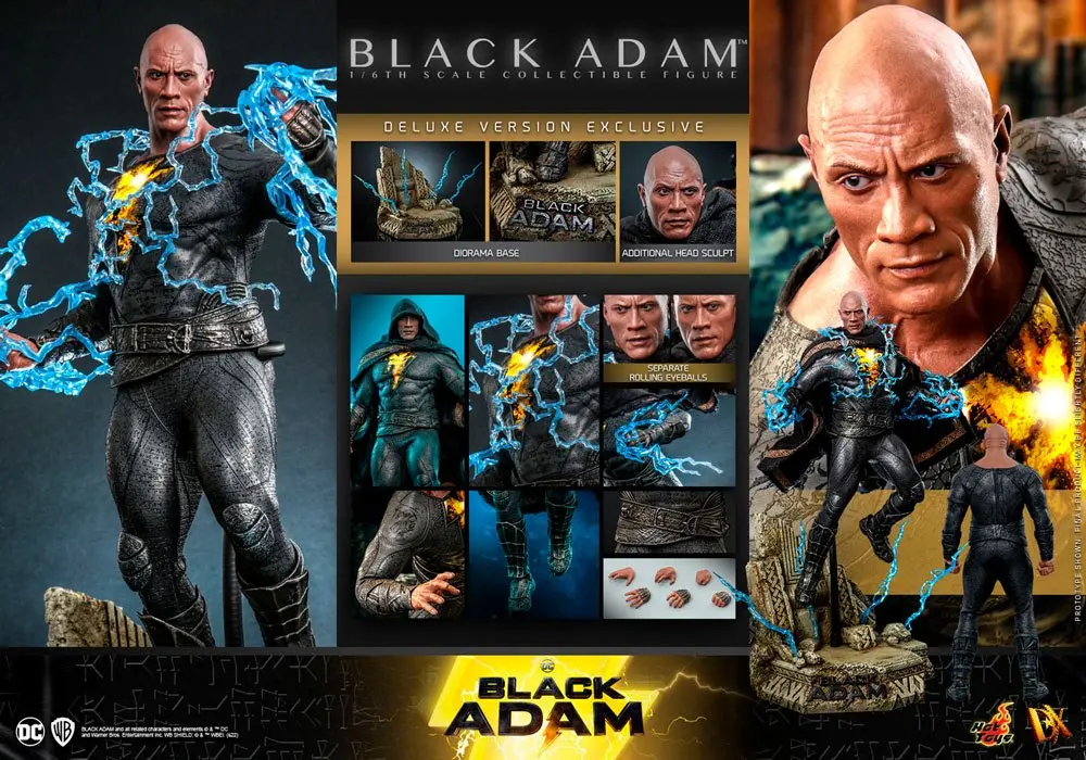 Black Adam DX 1/6 Black Adam Deluxe Version akciófigura 33 cm termékfotó