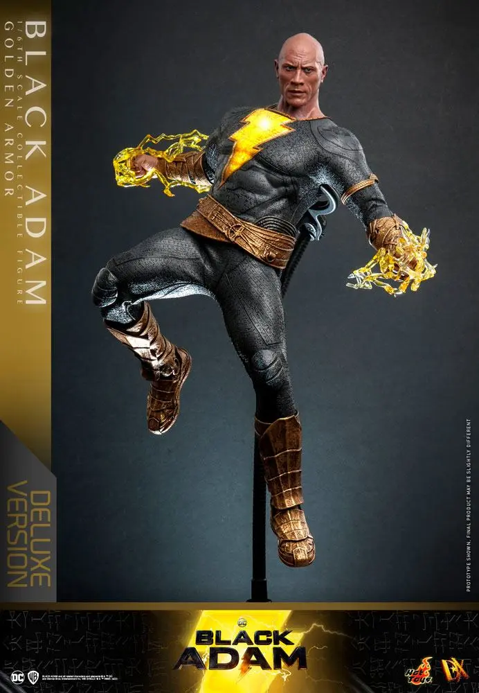 Black Adam DX 1/6 Black Adam (Golden Armor) Deluxe Version akciófigura 33 cm termékfotó