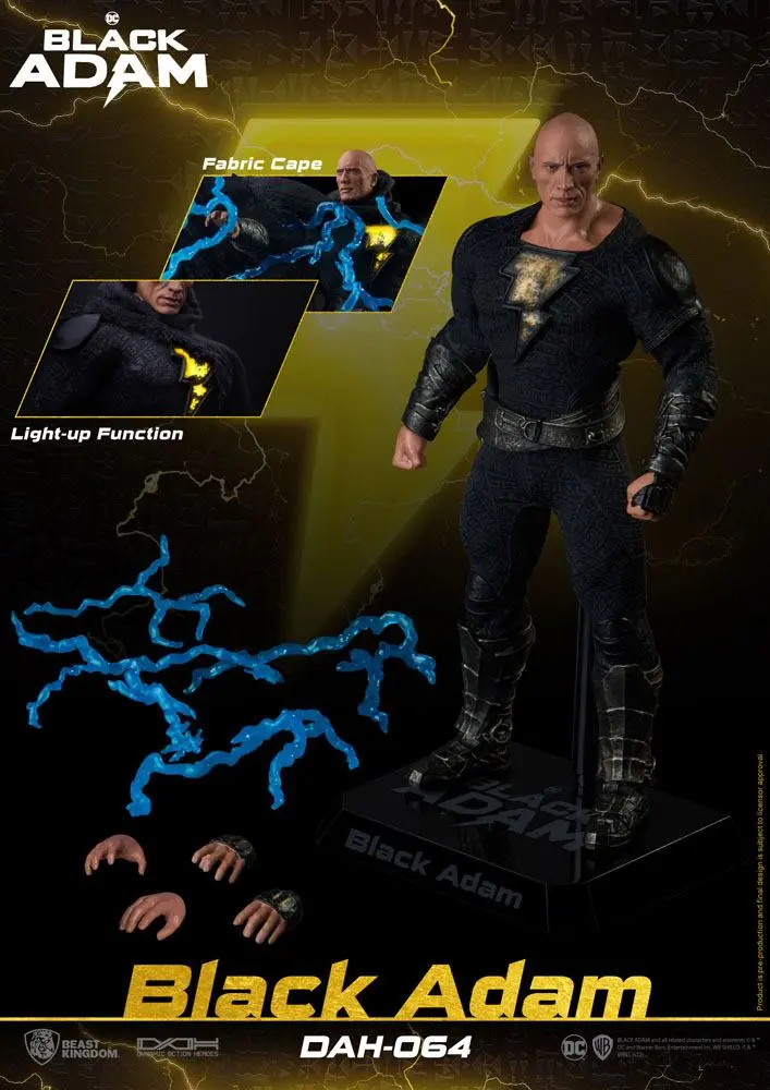 Black Adam Dynamic 8ction Heroes 1/9 Black Adam akciófigura 18 cm termékfotó