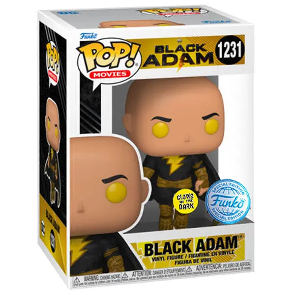 Black Adam Funko POP! Movies Vinyl figura Black Adam Flying Special Edition 9 cm termékfotó