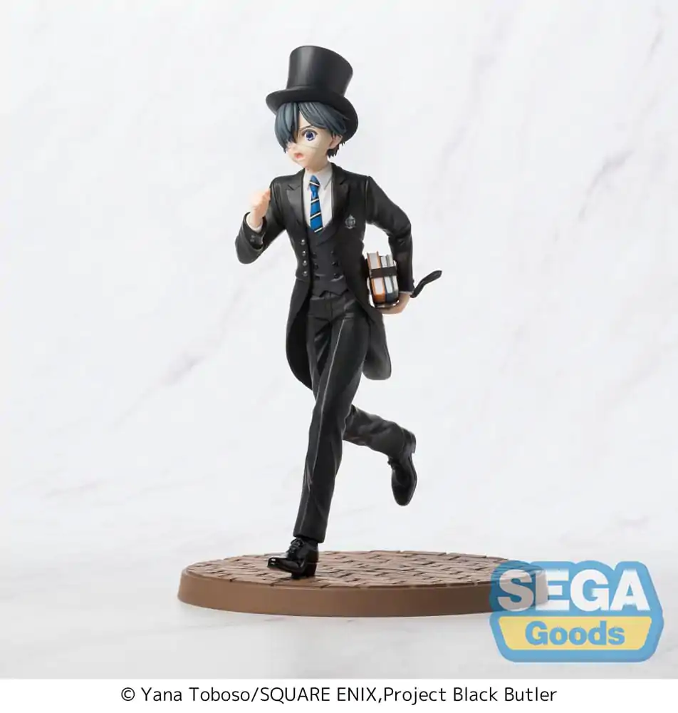 Black Butler: Boarding School Arc Luminasta Ciel Phantomhive PVC szobor figura 22 cm termékfotó