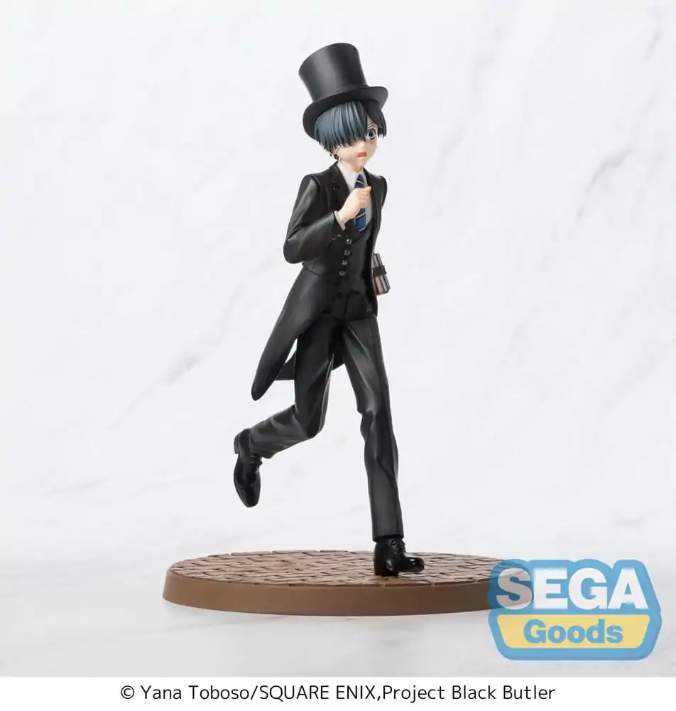 Black Butler: Boarding School Arc Luminasta Ciel Phantomhive PVC szobor figura 22 cm termékfotó