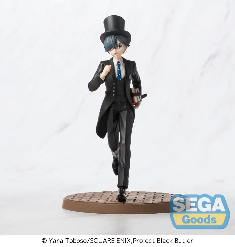 Black Butler: Boarding School Arc Luminasta Ciel Phantomhive PVC szobor figura 22 cm termékfotó