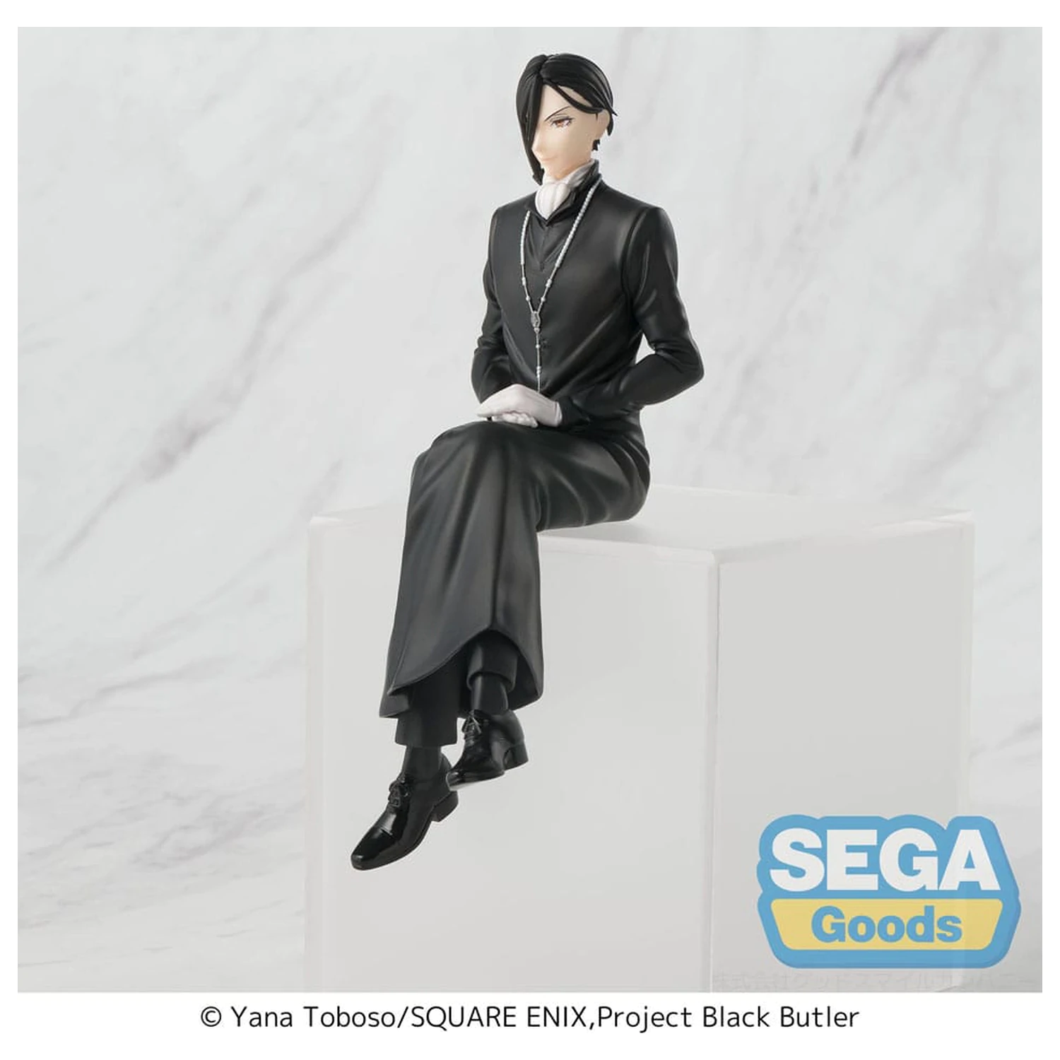 Black Butler: Boarding School Arc PM Perching Sebastian Michaelis PVC szobor figura 16 cm  termékfotó