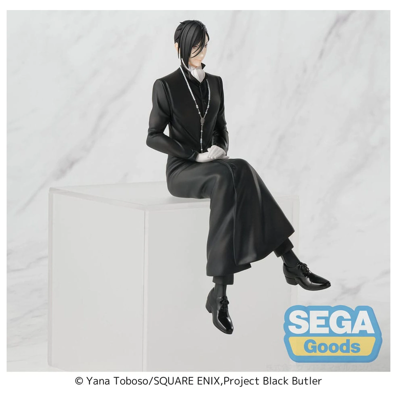 Black Butler: Boarding School Arc PM Perching Sebastian Michaelis PVC szobor figura 16 cm  termékfotó