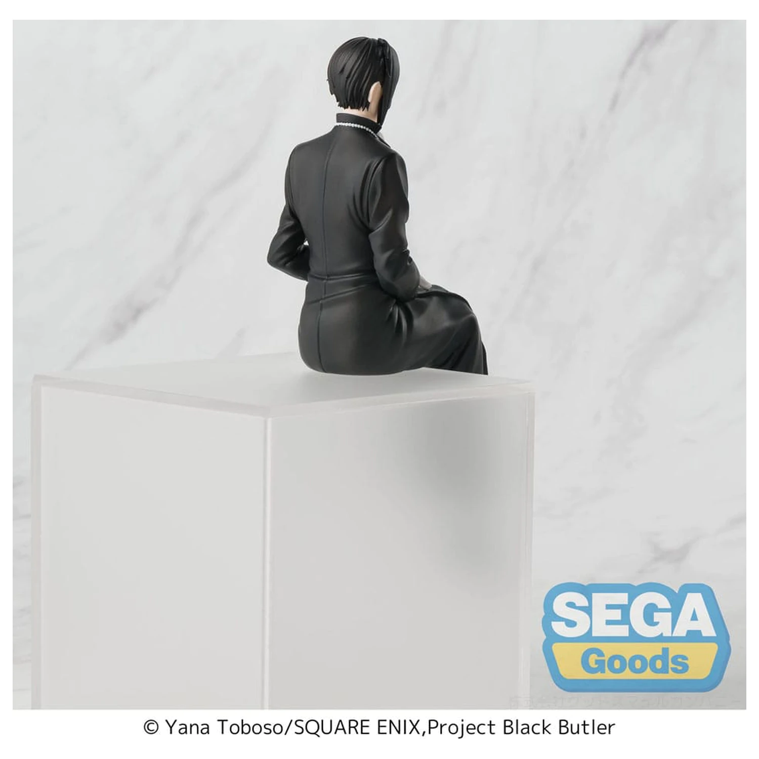 Black Butler: Boarding School Arc PM Perching Sebastian Michaelis PVC szobor figura 16 cm  termékfotó
