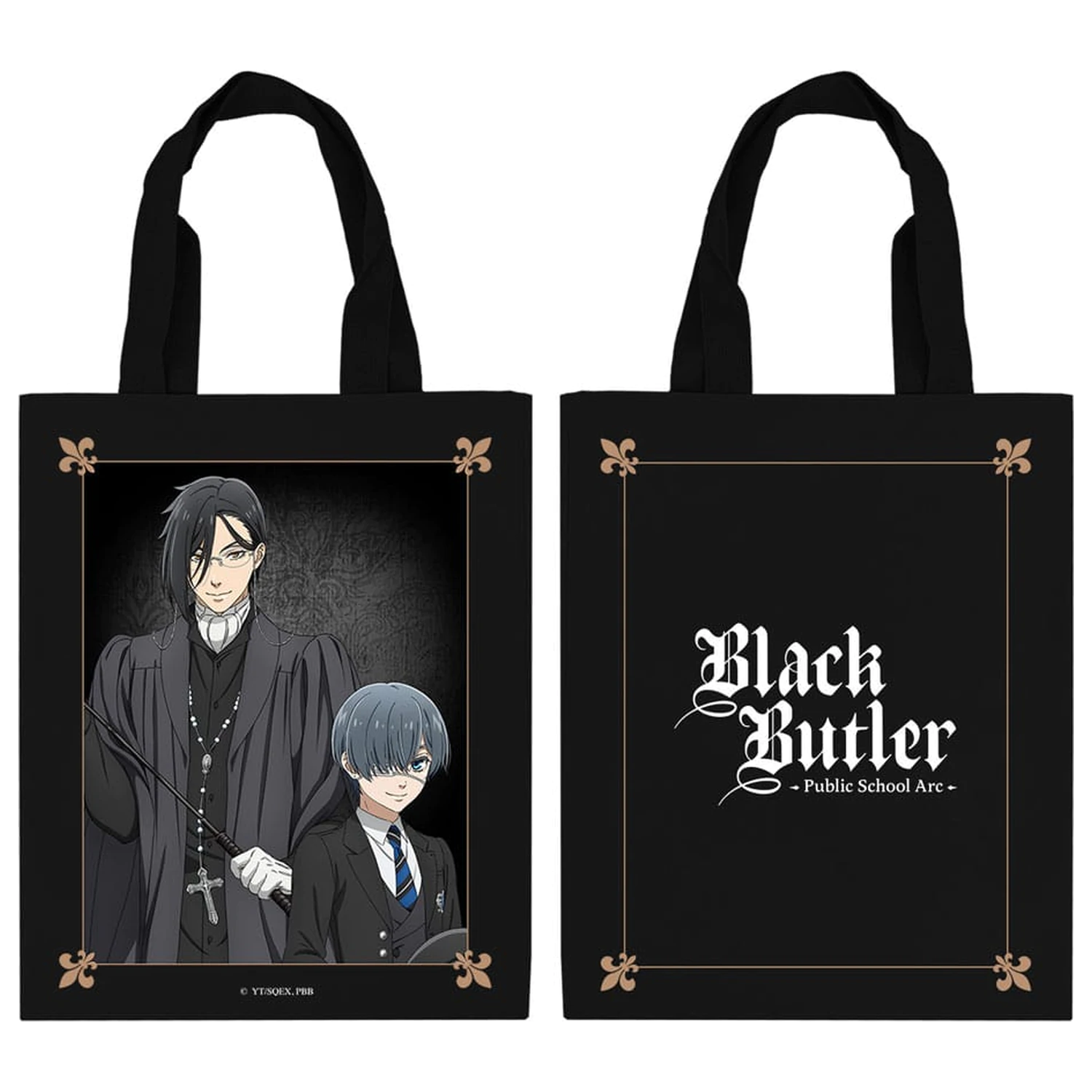 Black Butler Ciel & Sebastian bevásárlótáska  termékfotó