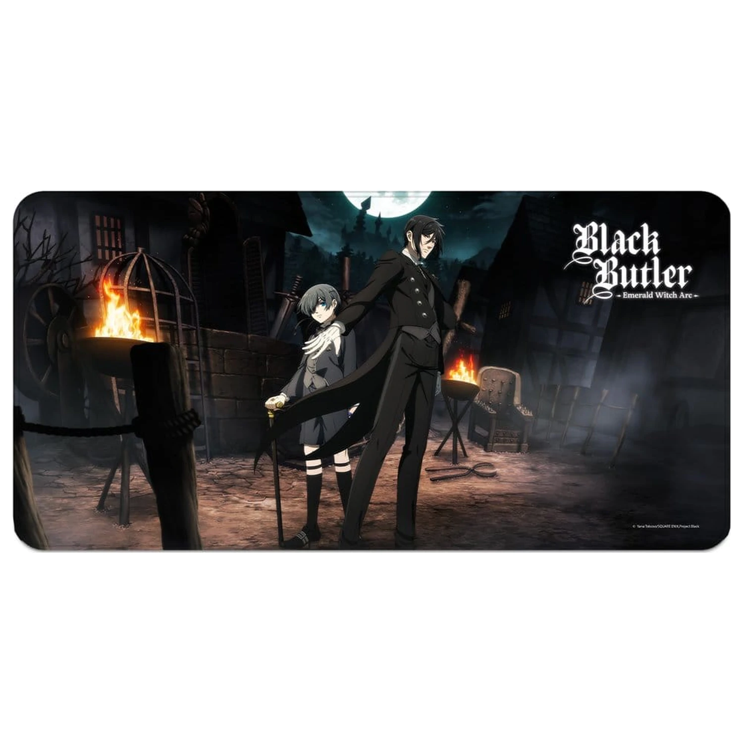 Black Butler: Emerald Witch Arc XXL egérpad Sebastian & Ciel 80 x 40 cm termékfotó