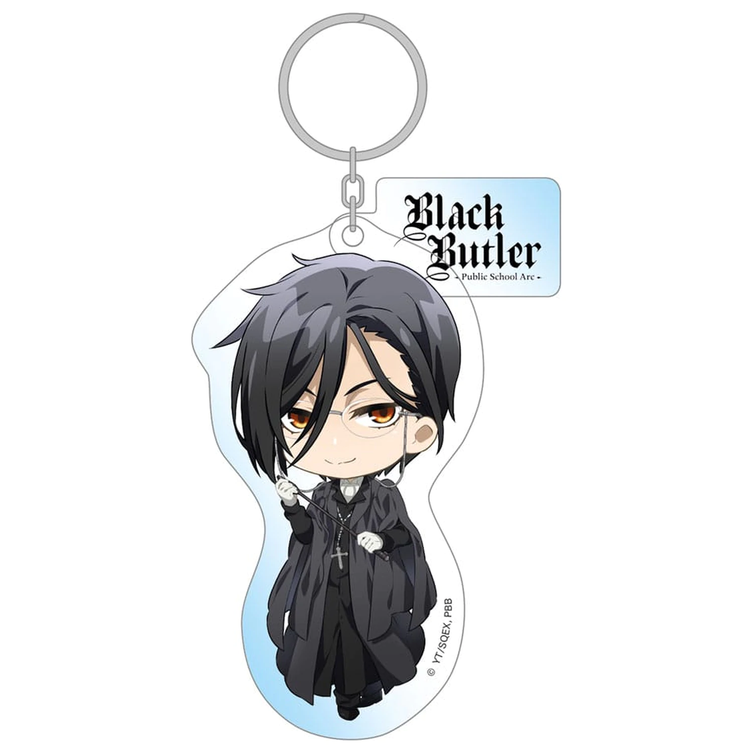 Black Butler: Public School Arc Akril kulcstartó Sebastian 8 cm    termékfotó