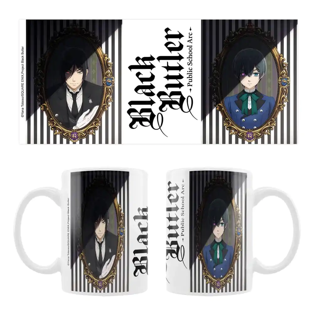 Black Butler: Public School Arc Sebastian & Ciel kerámiabögre termékfotó