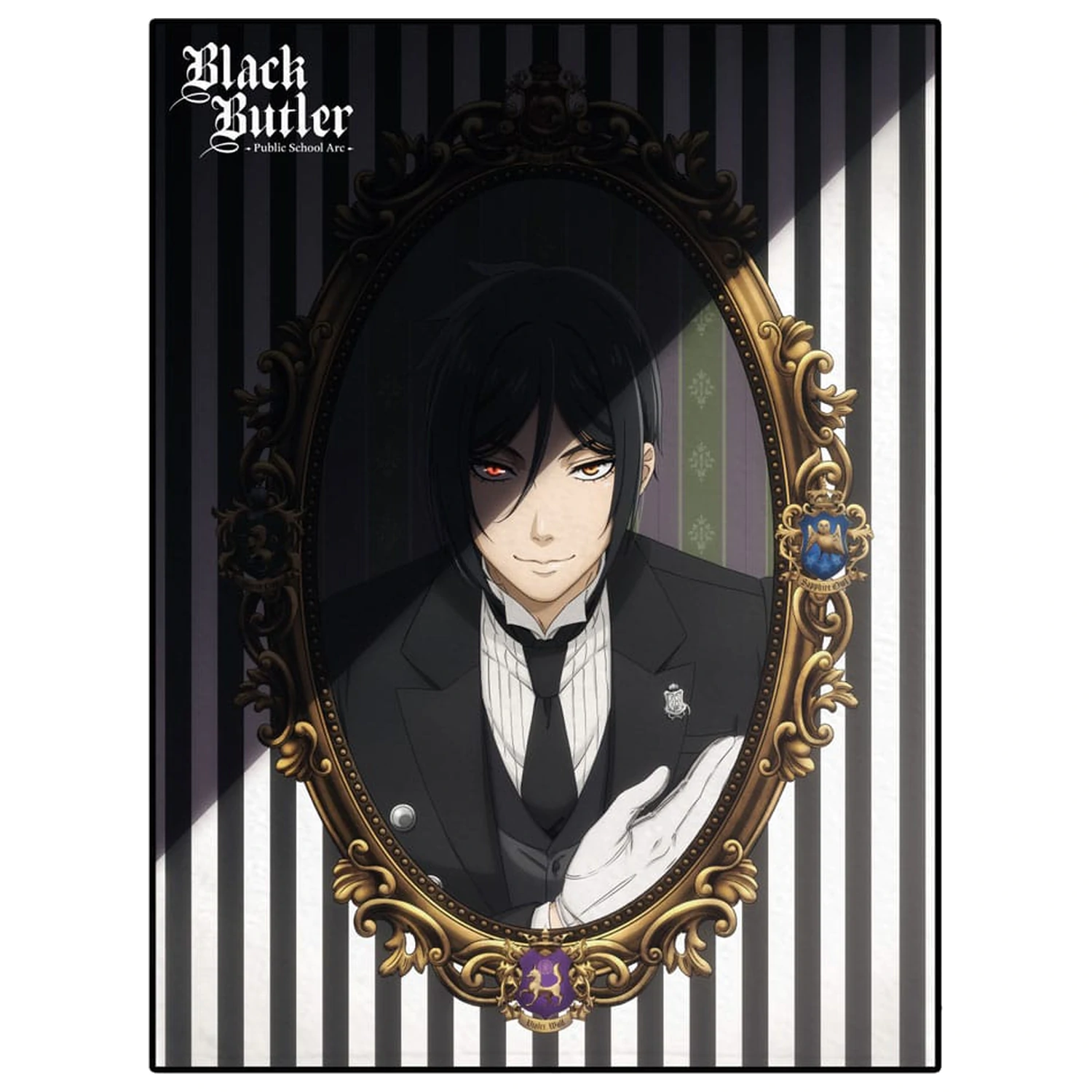 Black Butler: Public School Arc Sebastian pléd takaró 120 x 160 cm  termékfotó