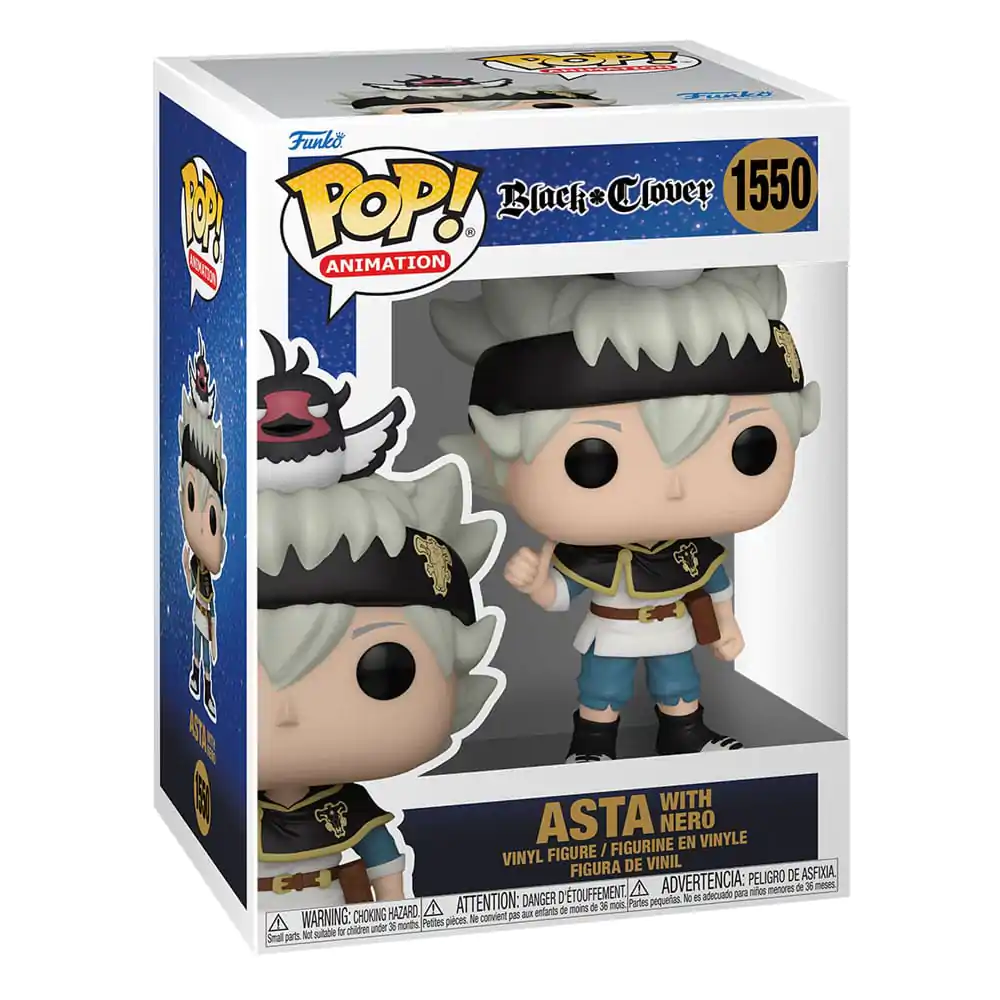 Black Clover Funko POP! Animation Vinyl figura Asta w/Nero 9 cm termékfotó