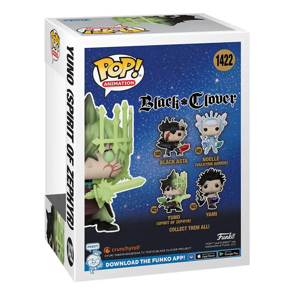 Black Clover Funko POP! Animation Vinyl figura Yuno (Zephyr) 9 cm termékfotó